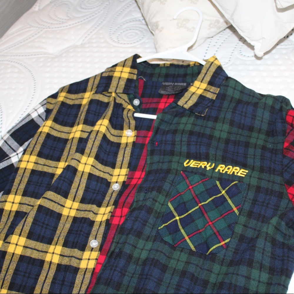 Very rare color block flannel